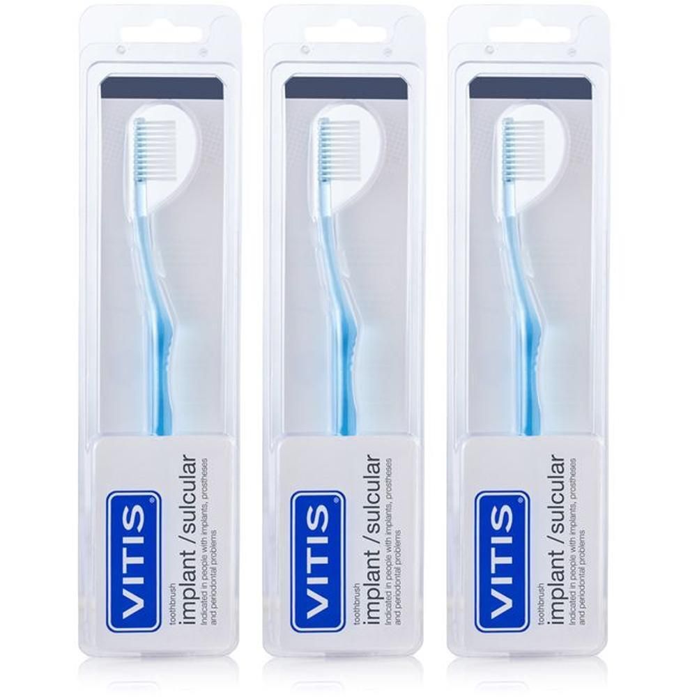 Vitis® Implant Sulcular Spazzolino 3x1 pz da denti