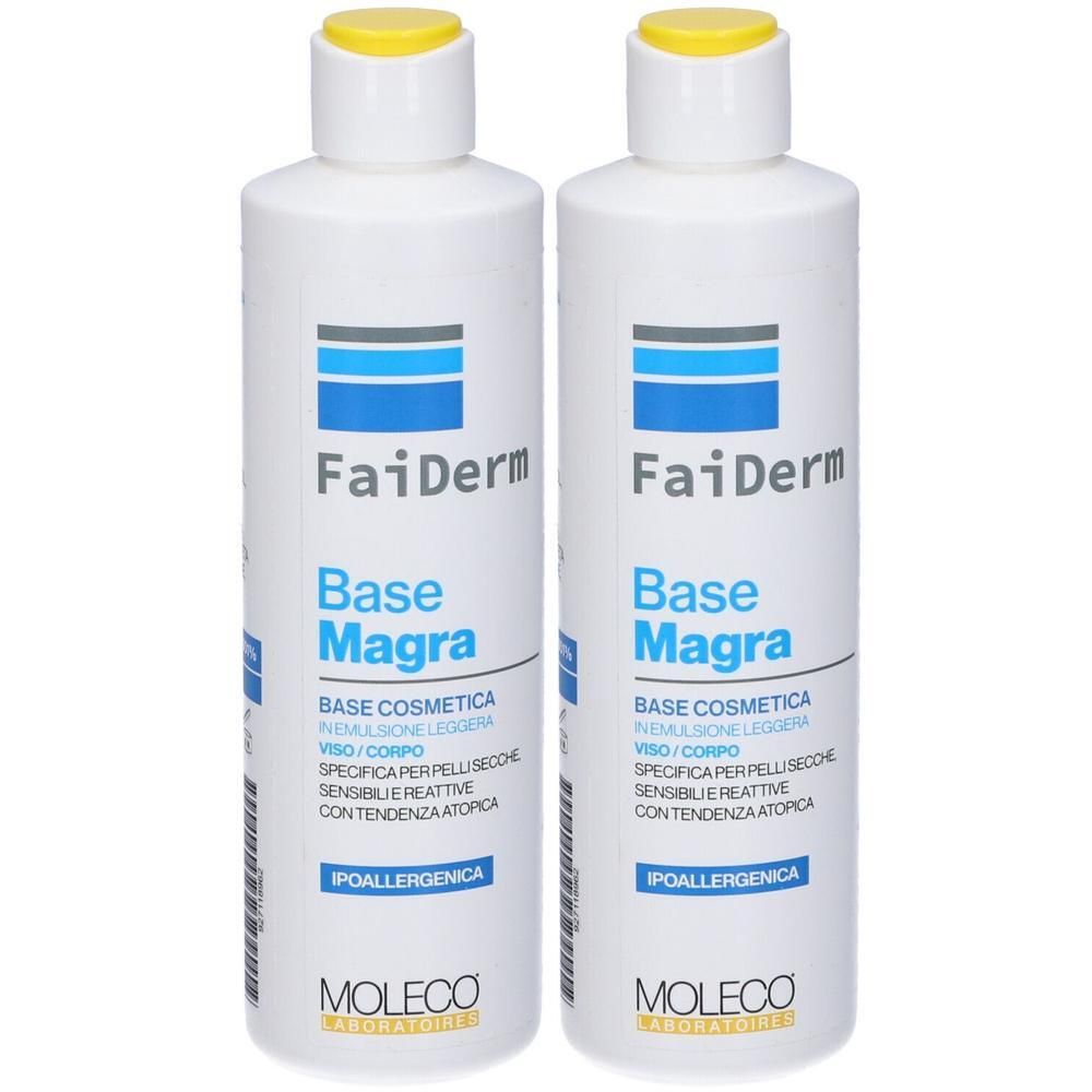 Faiderm Base Magra 2x250 ml Emulsione