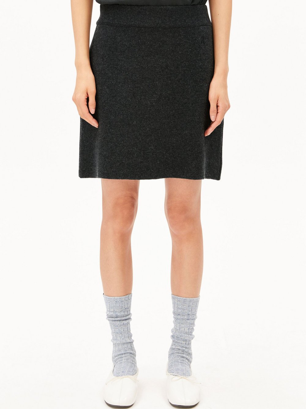 ARMEDANGELS Strickrock mit Wollanteil Damen anthrazit, L