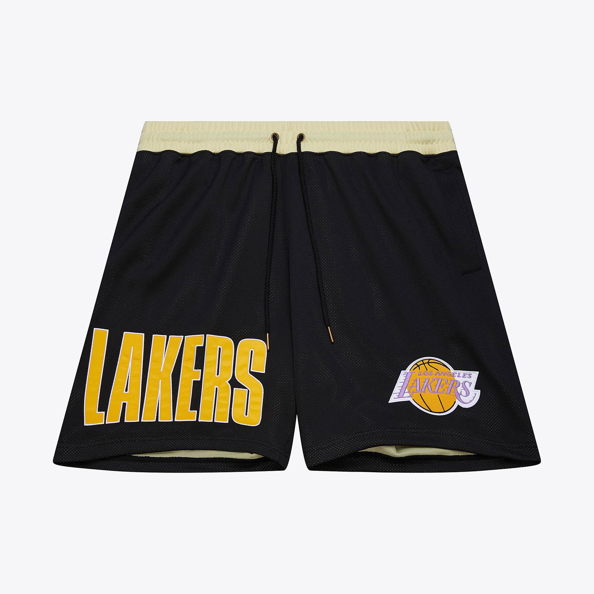 Short tendance Mitchell & Ness Team OG 2.0 des Lakers de Los Angeles, logo vintage 18 cm - Homme Taille: S