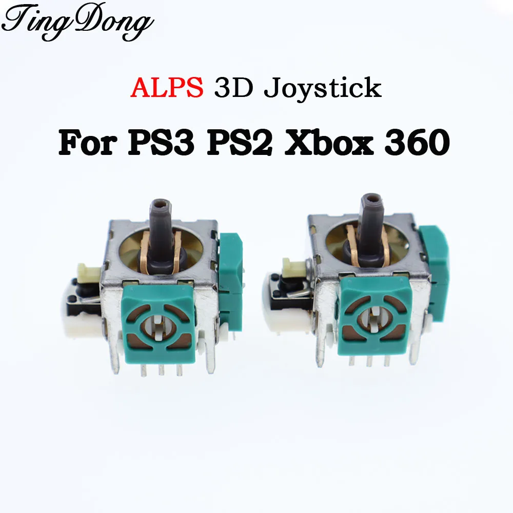 ALPS 3D-Joystick für PS2/PS3/XBox 360 Controller, Ersatz-Gamepad-Joystick für Sony, Xbox Controller