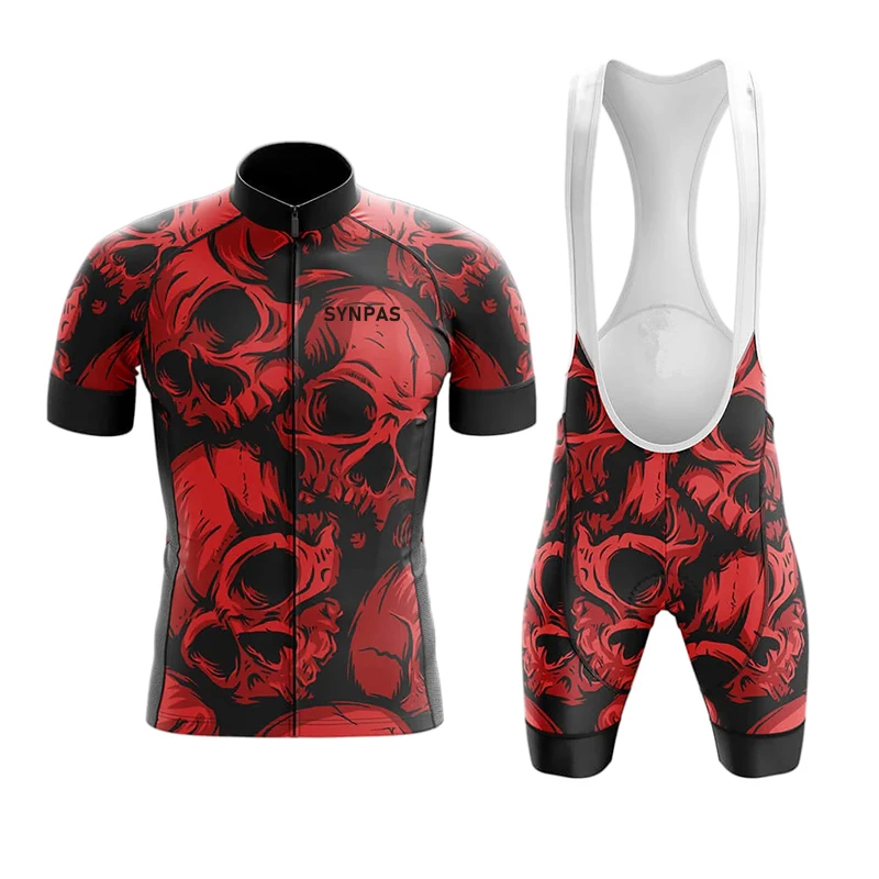 Maillot de cyclisme SYNPAS, salopette de cyclisme pour hommes, ensemble de vêtements de cyclisme sur route d