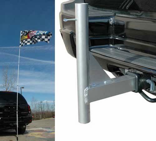 Flag Pole Hitch Mount