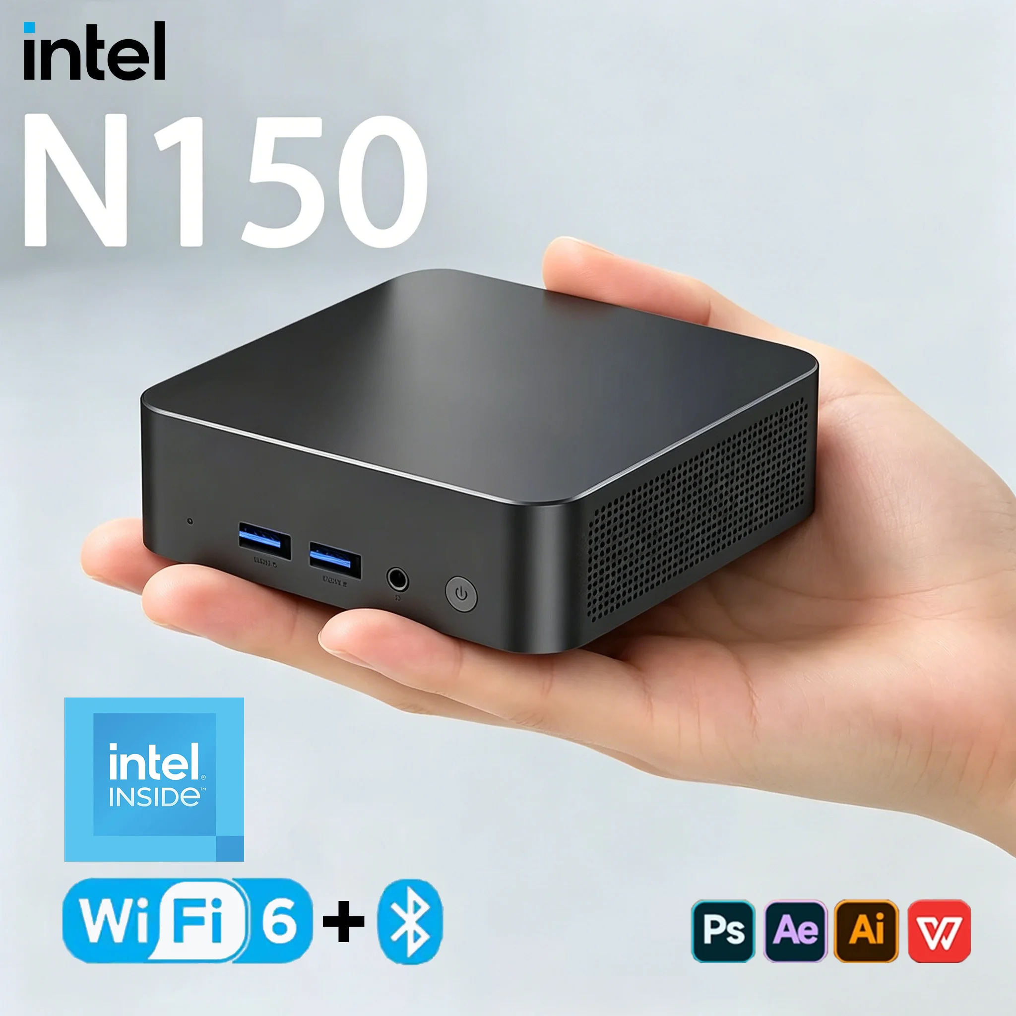 2026 Mini PC Intel N150 Windows 11 Pro Portable Computer Gaming PC 16GB 32GB RAM 1TB 2TB SSD Office Study Wifi 6 BT5.2 Gamer PC