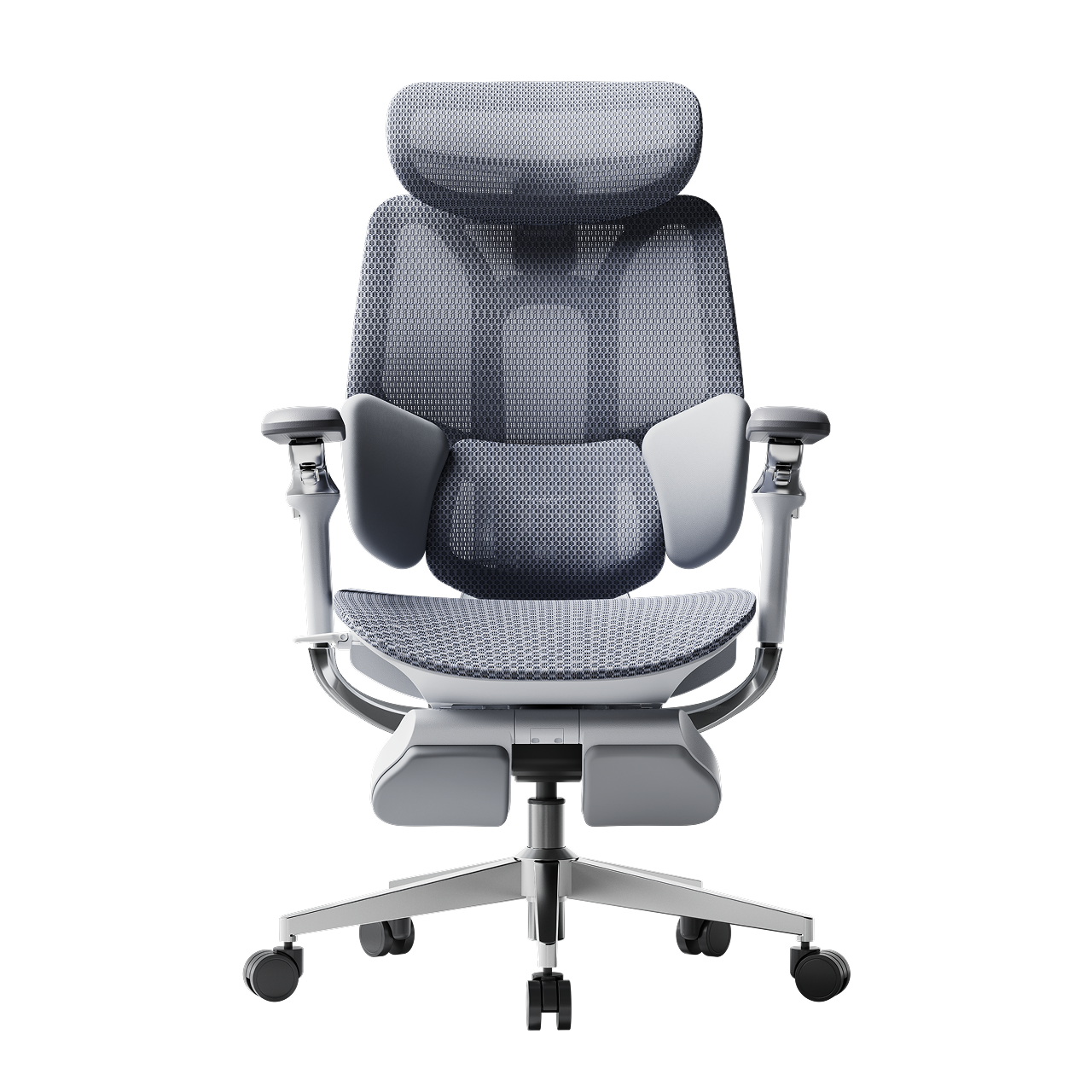 HBADA E3 Pro Ergonomic Office Chair 2026 Edition, Gray / With Footrest