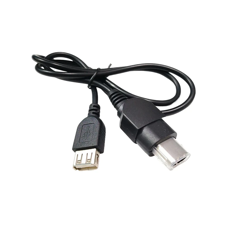 1PC 80cm Generation AV Audio Video Composite Wire USB Cable For XBOX Female USB To Xbox Game Controller Adapter Convertion Cable