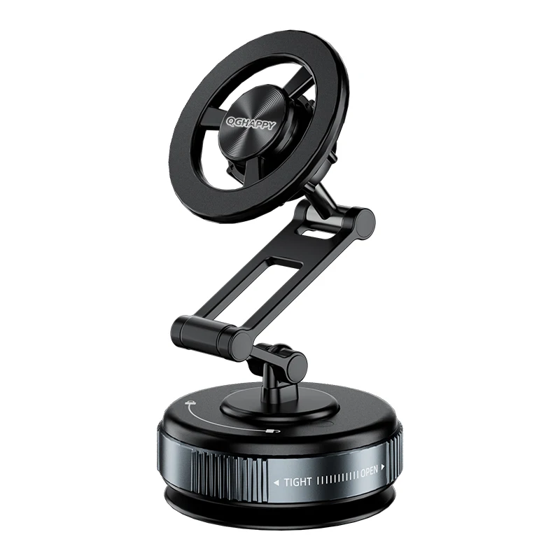 For Magsafe Car Phone Holder Suction Cup Vacuum Magnetic Phone Hholder 360° Rotatable Foldable Phone Holder Phone Accessories