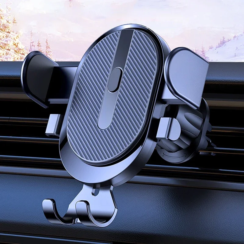 New Universal Car Bracket Gravity Auto Phone Holder Car Air Vent Clip Mount Mobile Phone Holder Cell Phone Stand For All Phones