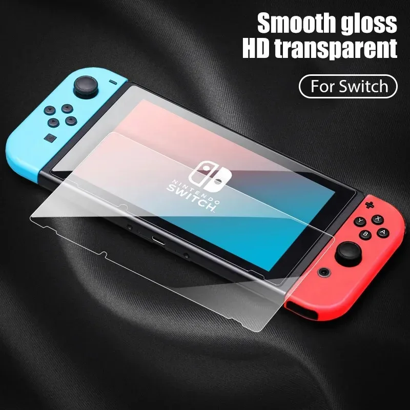 1-4PCS Tempered Glass for Nintendo Switch OLED 3 Pieces Screen Protector Film for Nintendos Switch Switch Lite Protective Glass