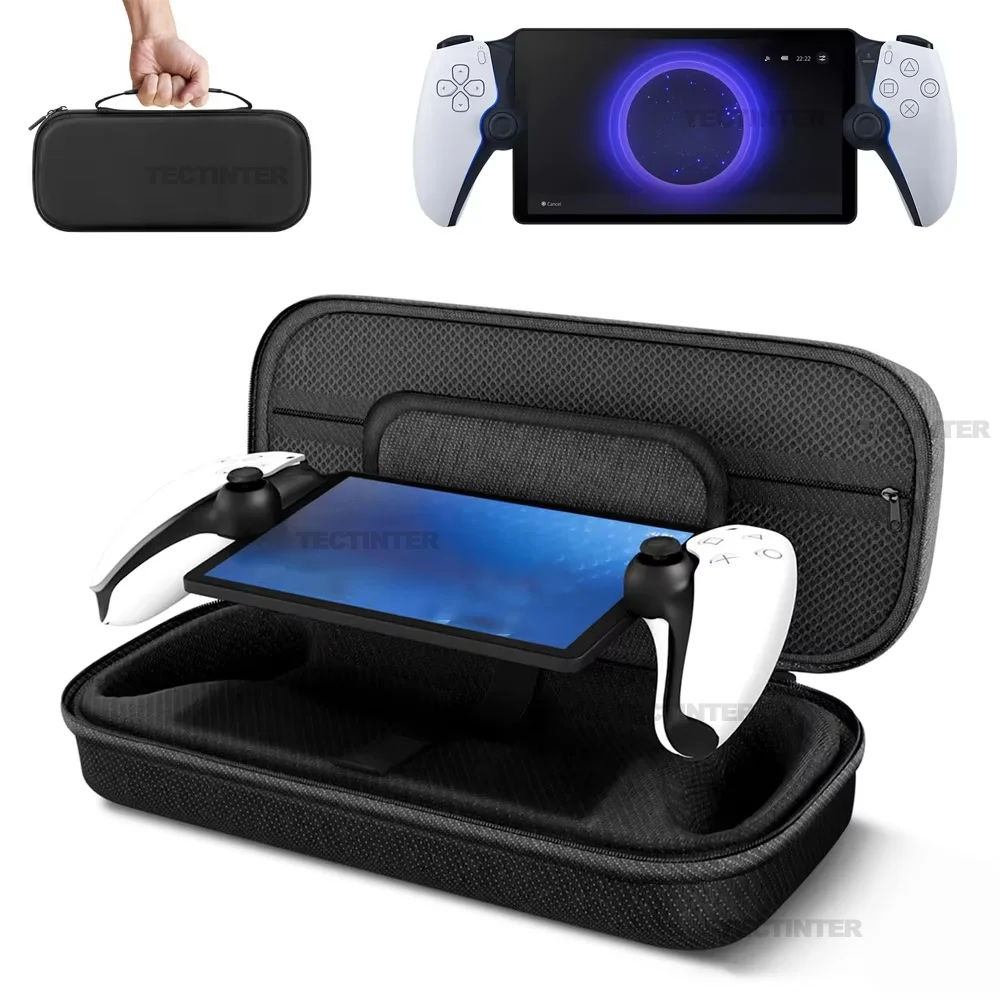 EVA Portable Case Bag For PS5 Portal Protective Storage Pounch Shell For Sony PlayStation Portal Handheld Game Console Accessory