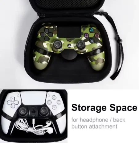 Skull & Co. Controller Case Storage Travel Bag Carrying Pouch for PS4 PS5 Xbox One Xbox Series X/S Switch Pro Controller