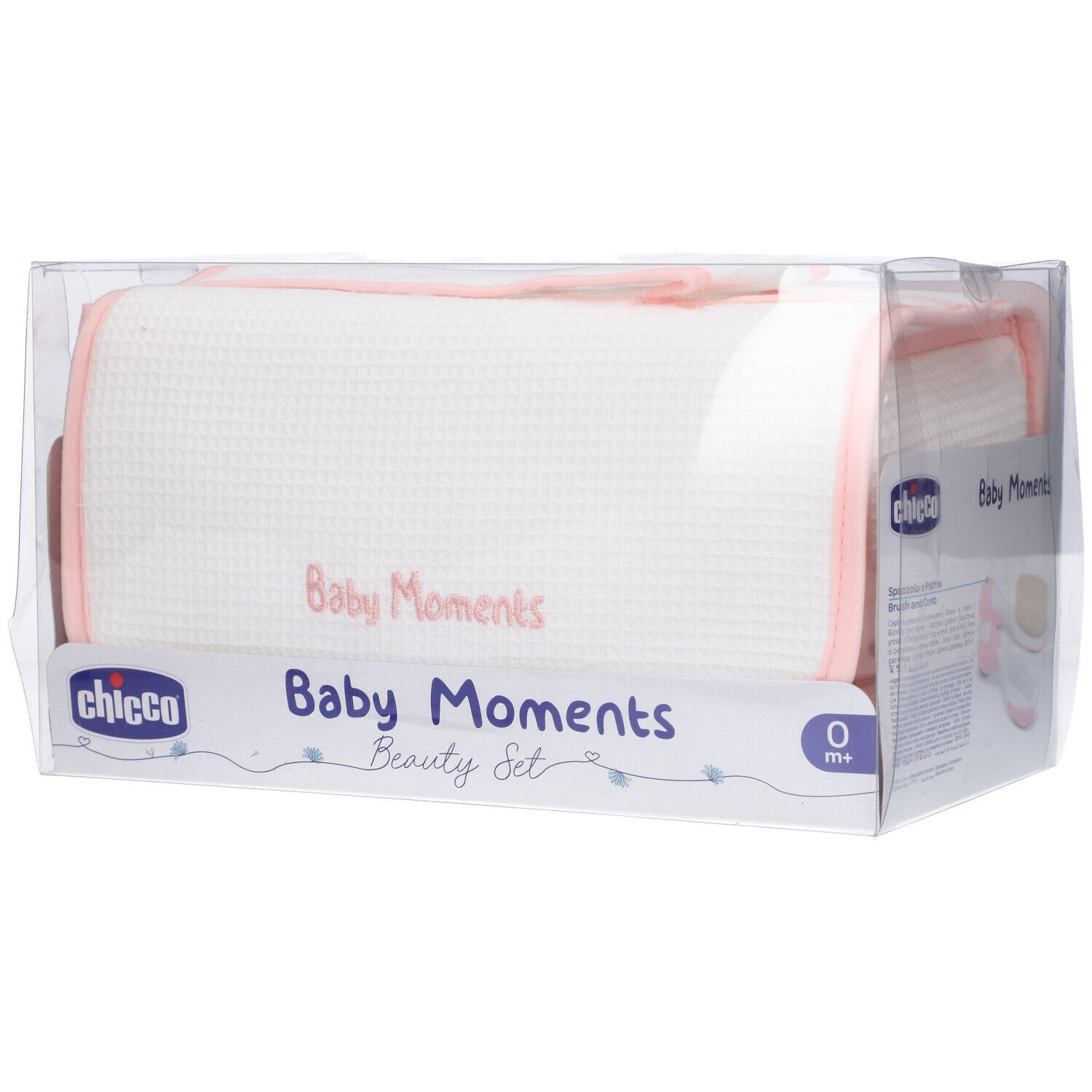 Chicco Set Beauty Baby Moments Maniglia Rosa Bagno Delicato Corpo-Cape