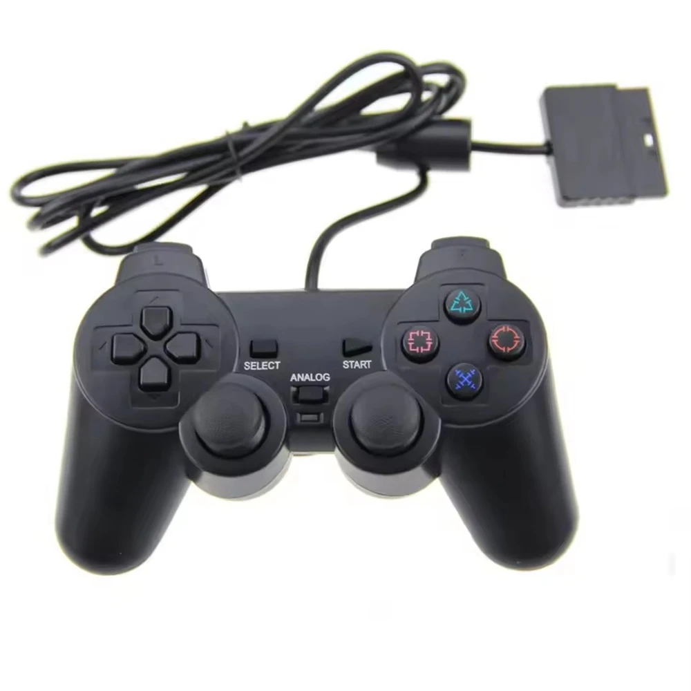 COOL DIER Wired Gamepad for PS2 Controller Game Joystick Vibration Game Controller for PlayStation 2 PS2 Controller Game
