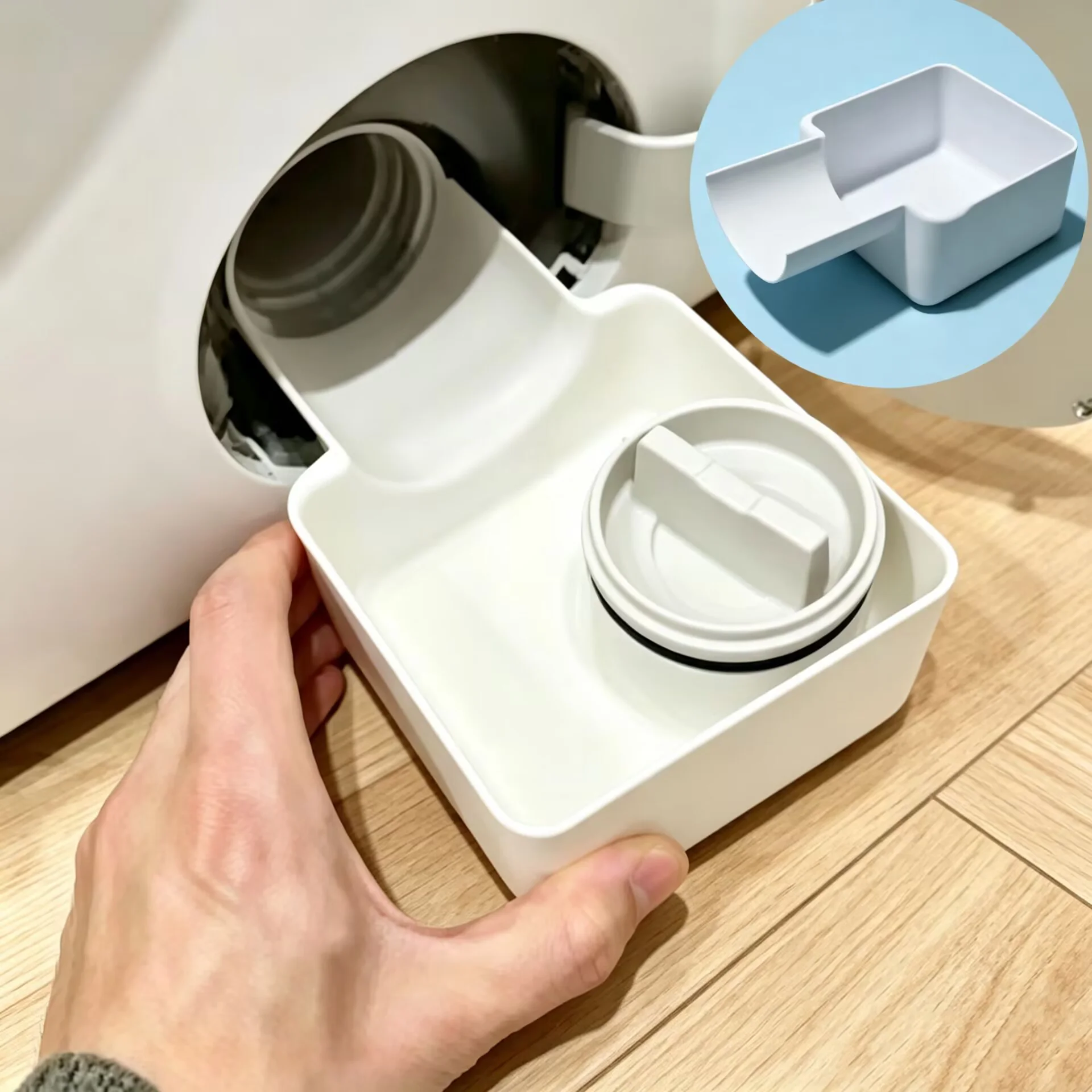 Washing machine drain tray (G model), for ground drainage, drain collector for front-loading washing machines