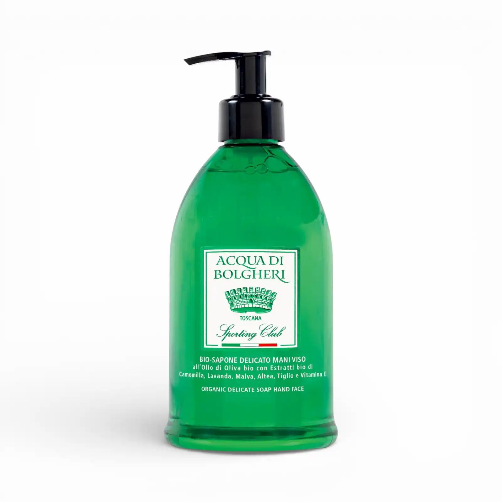 Acqua di Bolgheri Bio Sapone Delicato Mani e Viso SPORTING CLUB Deterg