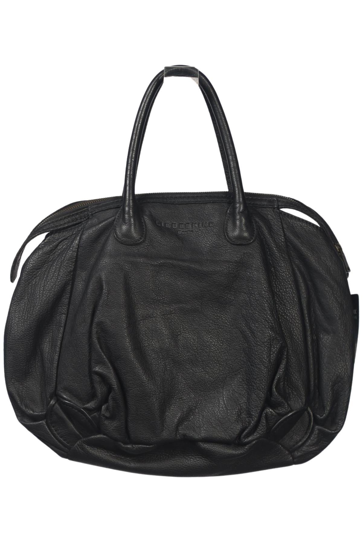 Liebeskind Berlin Damen Handtasche gross Leder, Gr. , Schwarz, Leder / kein / Etikett