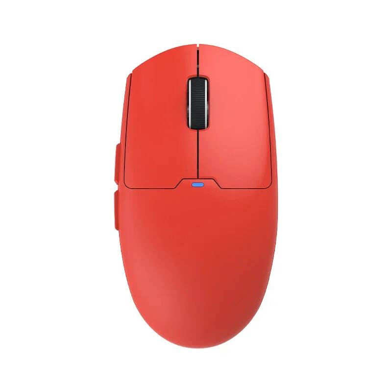 Rechargeable Dual Mode Wireless Gaming Mouse With Adjustable DPI red