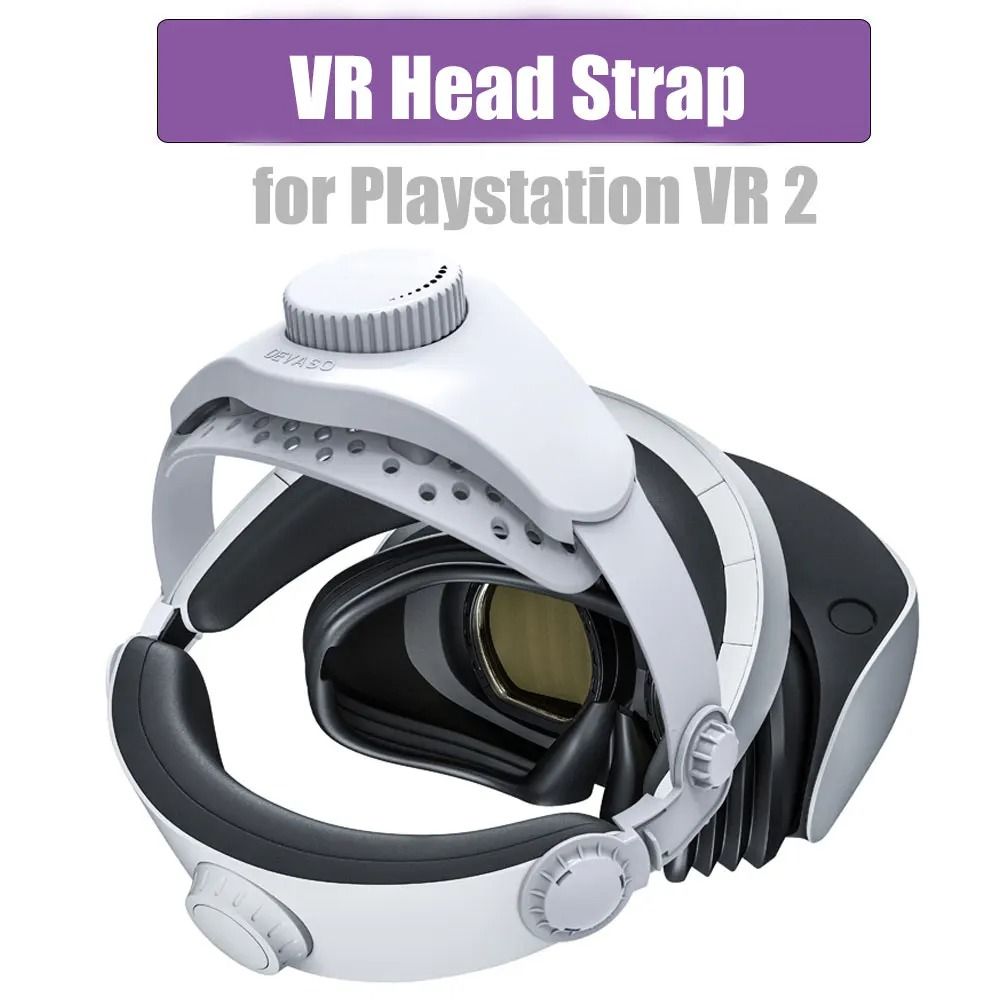 Adjustable Elite Head Strap Replacement And Headband For PlayStation VR2 (PS VR2) Adjustable Elite Head Strap Replacement And Headband For PlayStation VR2 (PS VR2)