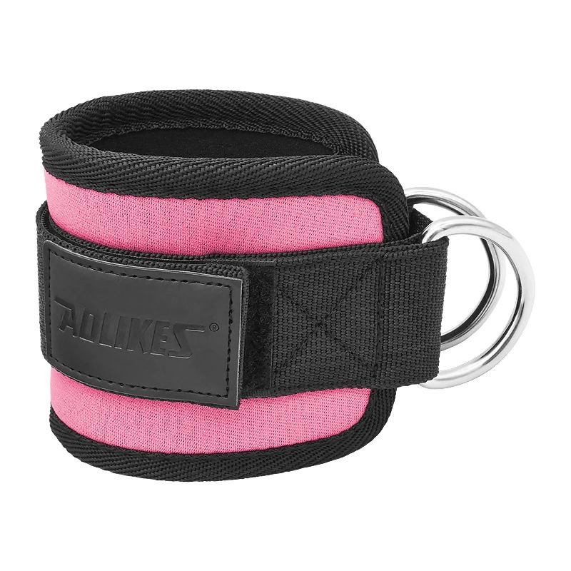 AOLIKES Adjustable Ankle Straps For Cable Machine Glute And Leg Workouts c
