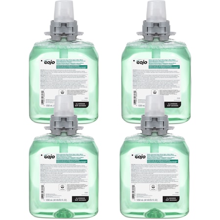 GOJO GOJ516304CT Body Wash/Shampoo, Foam, f/FMX-12, 1250ml, , Green, PK 4