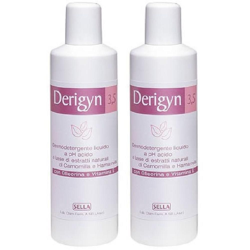 Derigyn 3,5 Dermodetergente 2x500 ml Soluzione