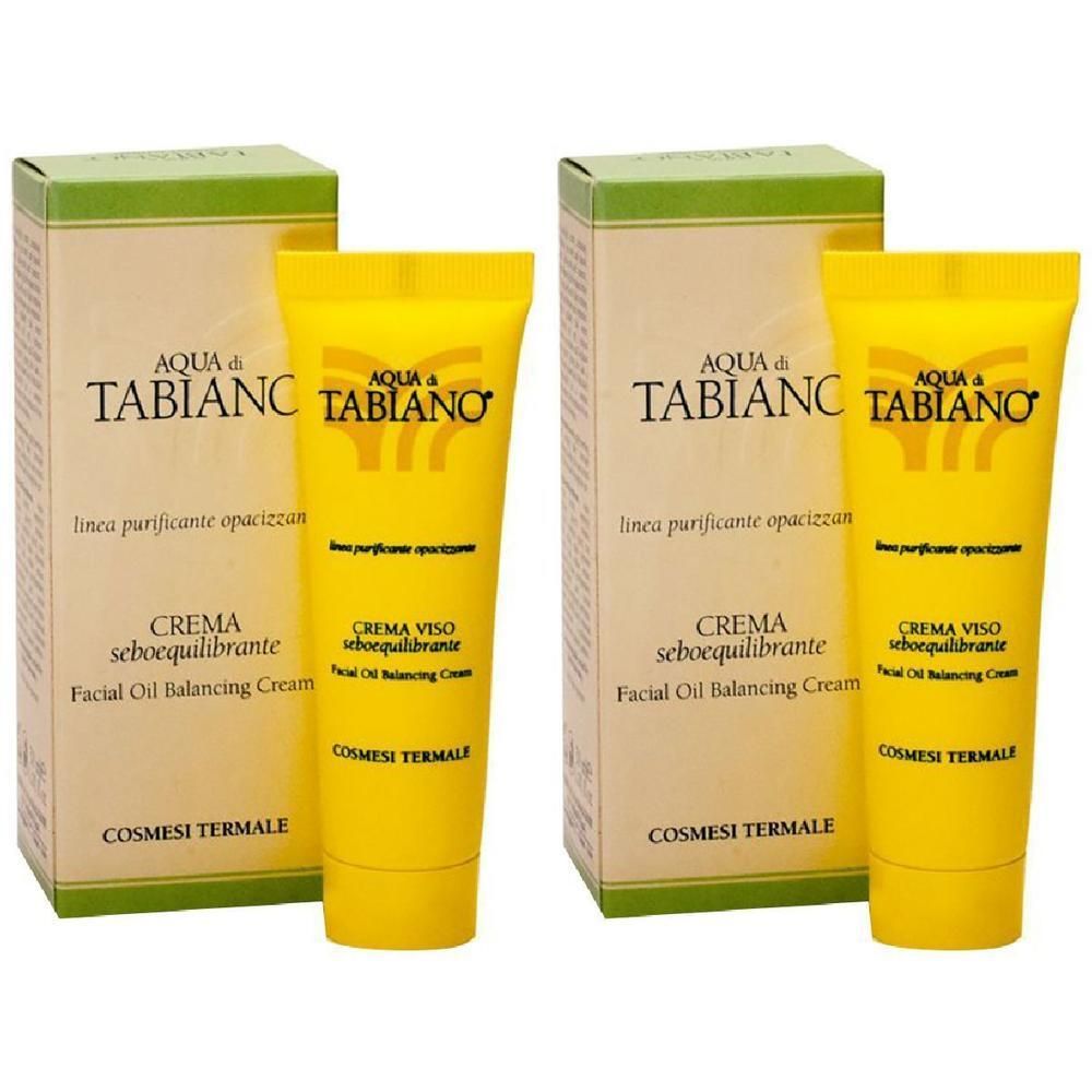 Aqua Tabiano Crema Seboequilibrante 30 Ml 2x30 ml