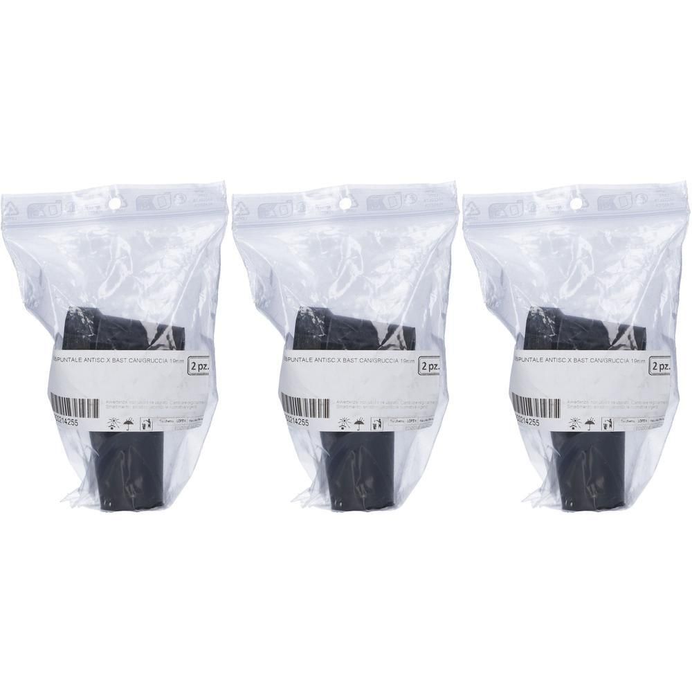 Farmacare Puntale per Bastone Canadese Antiscivolo 3x2 St