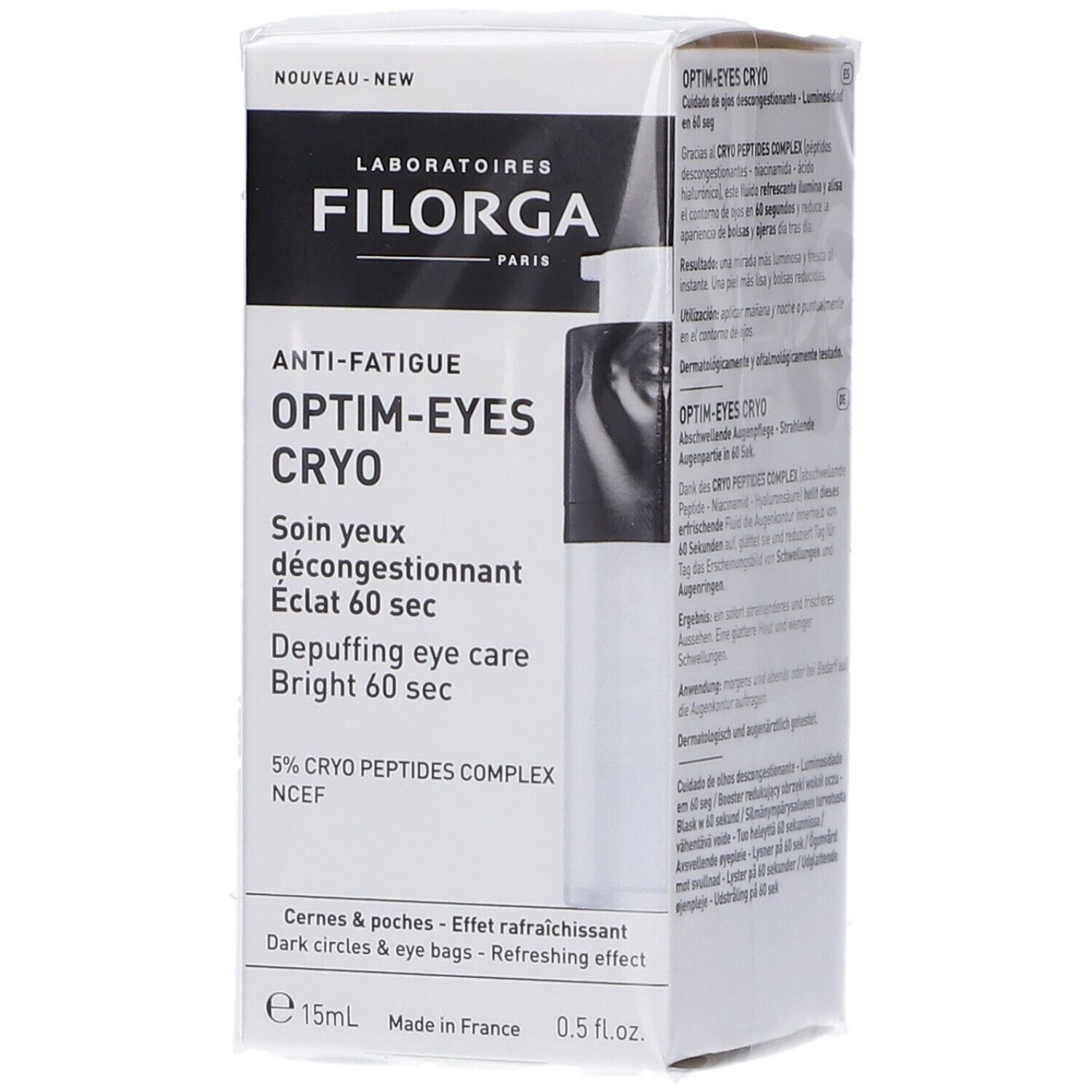 Filorga Optim-Eyes Cryo Trattamento Occhi Anti-Fatica - Risparmia il 1