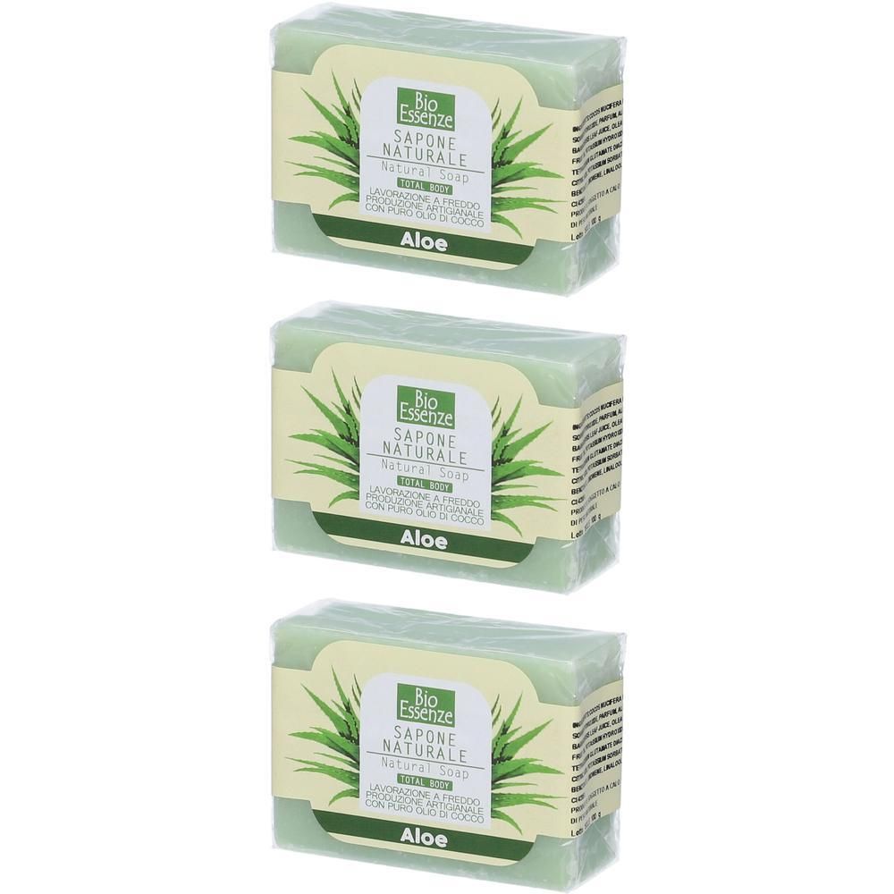Bio Essenze Sapone Naturale Aloe 100 G 3x100 g