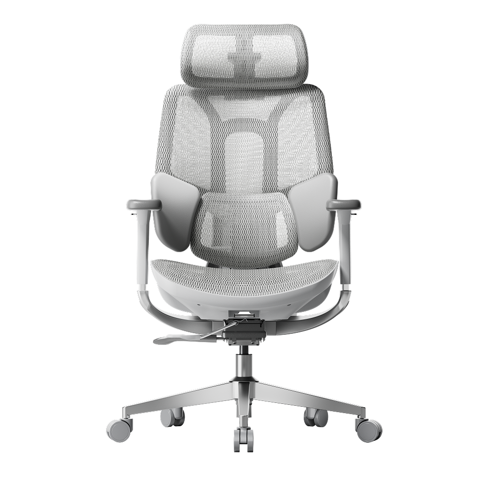 HBADA E3 Air Ergonomic Office Chair, Gray / Without Footrest