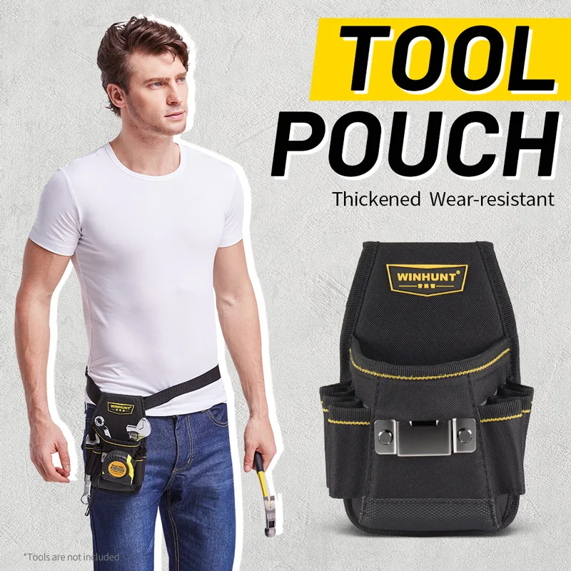 1pc Tool Belt Set, Includes Small Tool Pouch, Electrician And Carpenter Tool Pouch with Belt Clip, Tool Belts, Tools Bag