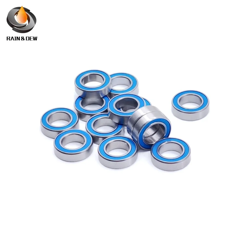 10PCS MR137RS 7x13x4 mm Bearing ABEC-7 Hobby Electric RC Car Truck MR137 RS 2RS Ball Bearings MR137-2RS Black Sealed