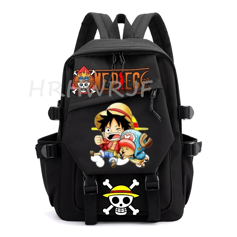 Sac à dos ONE PIECE Anime Monkey D Luffy, sacs d'école pour filles, sac à dos pour ordinateur portable, pour l'école primaire, usage quotidien