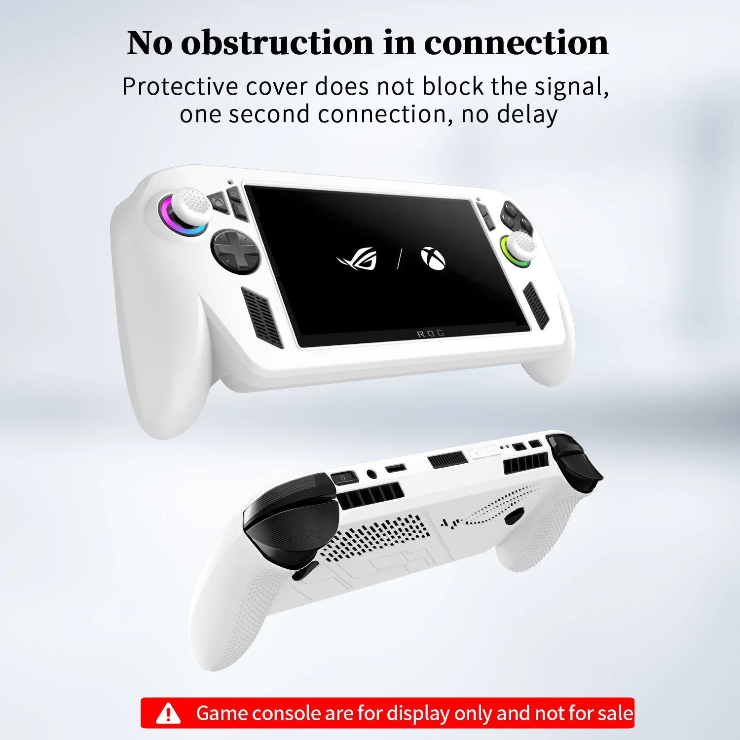 Silicone Protective Case for ROG Xbox Ally Handheld Game Consoles Anti-slip Anti-fall Soft Cover for ROG Xbox Ally Accessories