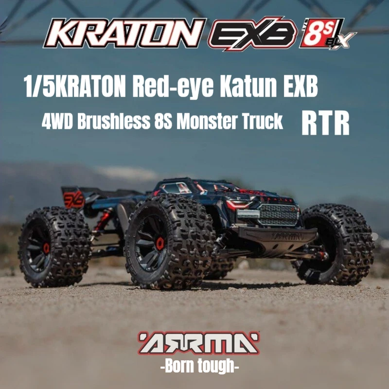 Arrma Kraton Exb Rc Monster Truck 1 /5 Scale 8s Electric Off Road Remote Control Vehicle For Adult Outdoor Hobby Racing