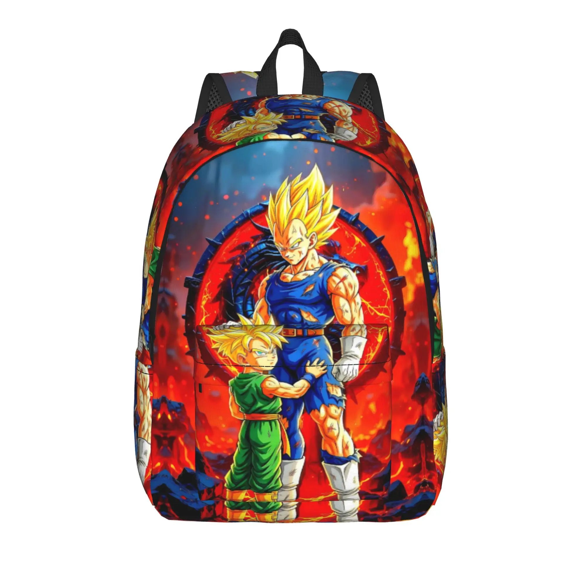 Sac à dos Dragon Ball Anime Song Goku, grand sac à dos pour étudiants, sacs d'école en Polyester, sacs d'école streetwear, sac à dos de voyage pour la rentrée scolaire