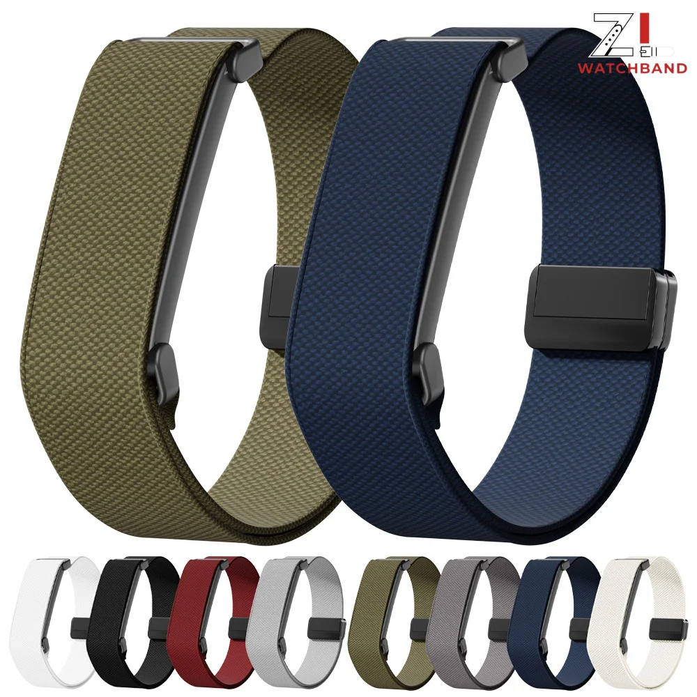 Nylon Loop Sport Replacement Bands Magnetic BandsFor Google Fitbit Air Strap For Fitbit Air Fitness Tracker Bracelet Accessories