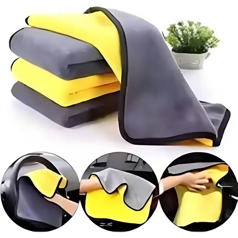 1/3/5 Pcs Car Towels Towels Household Cleaning Cloths Hand Towels Absorbent Towels That Do Not Shed Hair Household Cleaning