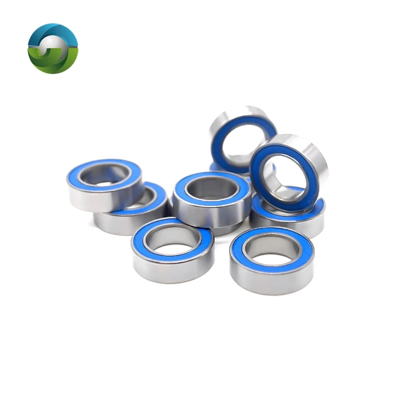 10Pcs MR106RS 6x10x3mm Miniature Bearing MR63 MR74 MR85 MR105 MR115-2RS Blue Rubber Sealed for RC Car Model Hobby Micro Motor