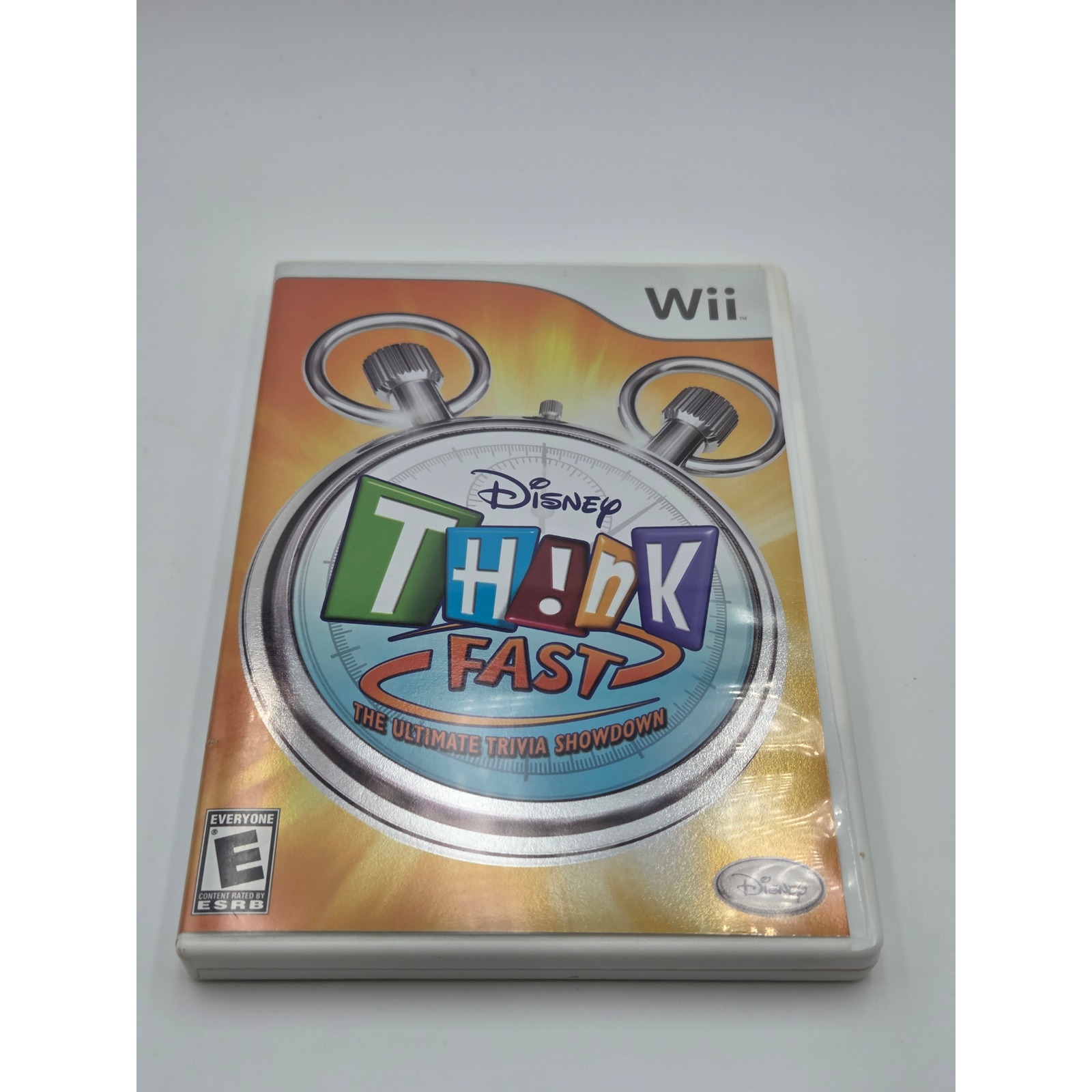 Disney Video Games & Consoles | Disney Th!Nk Fast The Ultimate Trivia Showdown Nintendo Wii Game Cib | Color: Orange/White | Size: Os