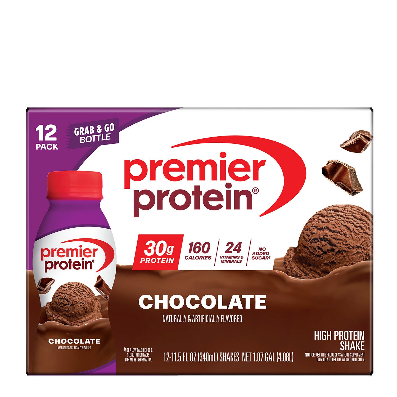 Protein Shake Healthy - Chocolate (12 Servings)