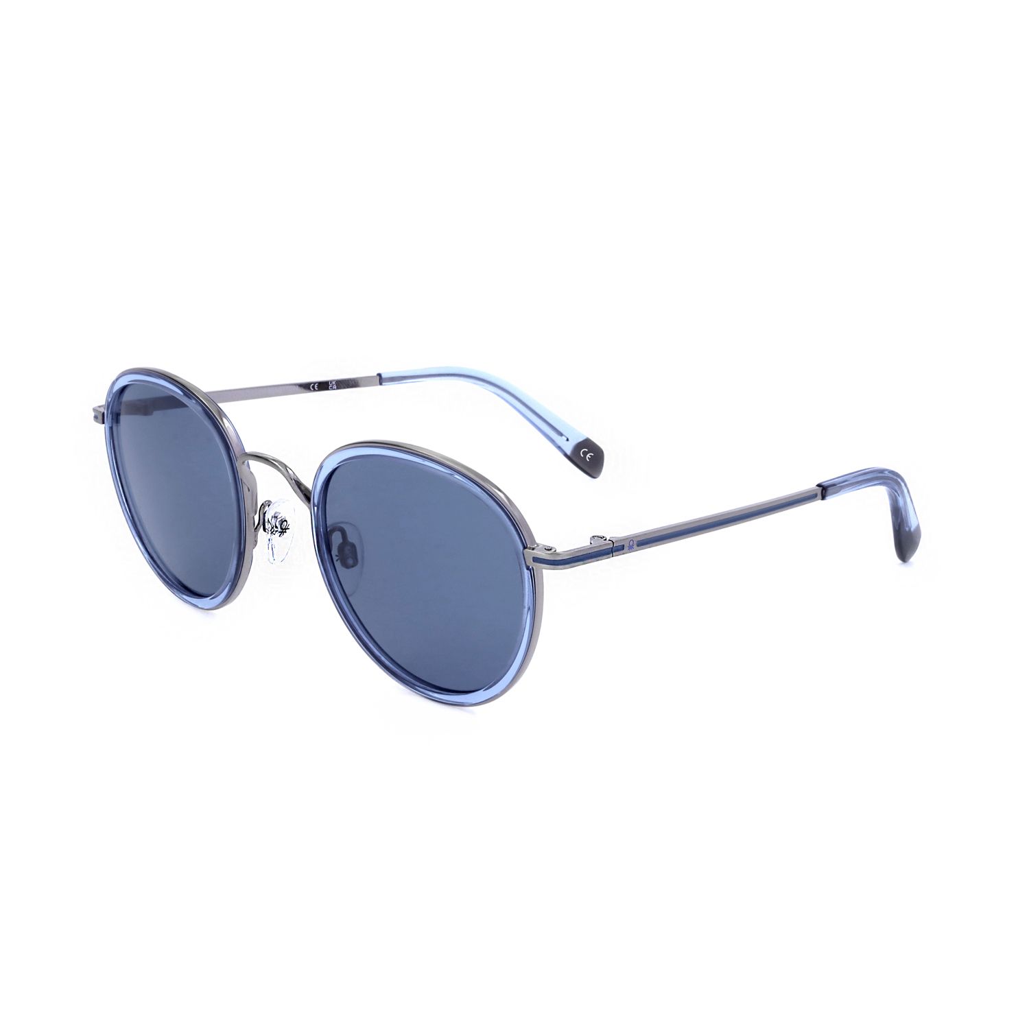 Benetton occhiali da sole uomo BE5104 silver-coloured light blue 1 St