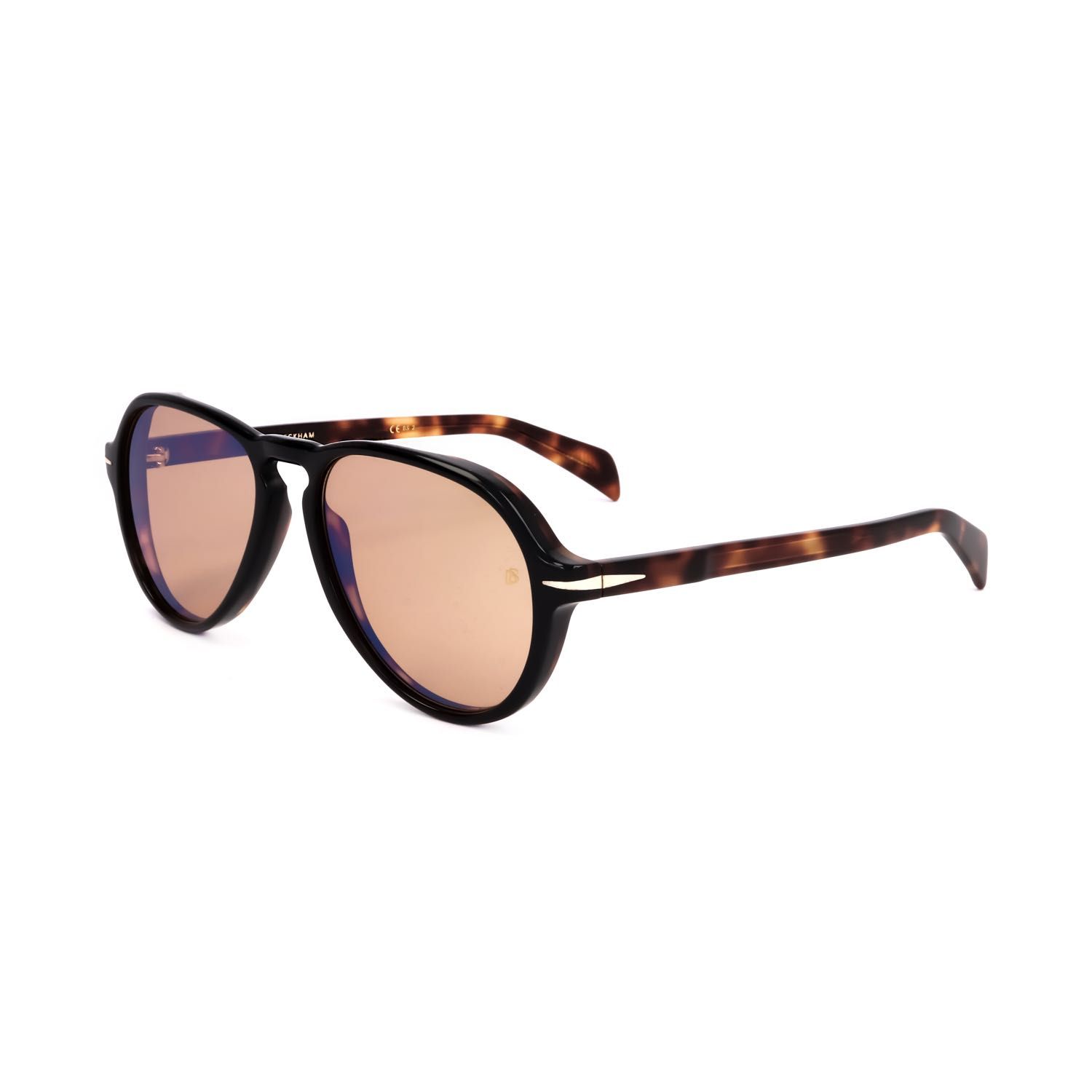 David Beckham occhiali da sole uomo DB 7079/S black mottled brown 1 St