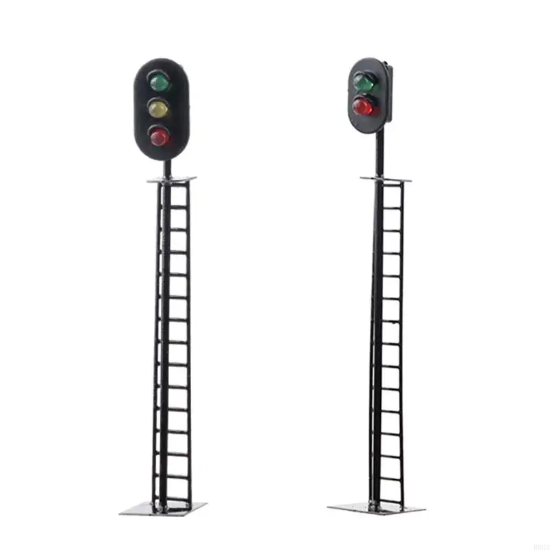 090B 1/87 Micro Train Signal Light 3-Light 2-Light for Sandbox Hobby Building DIY Sand Table Model