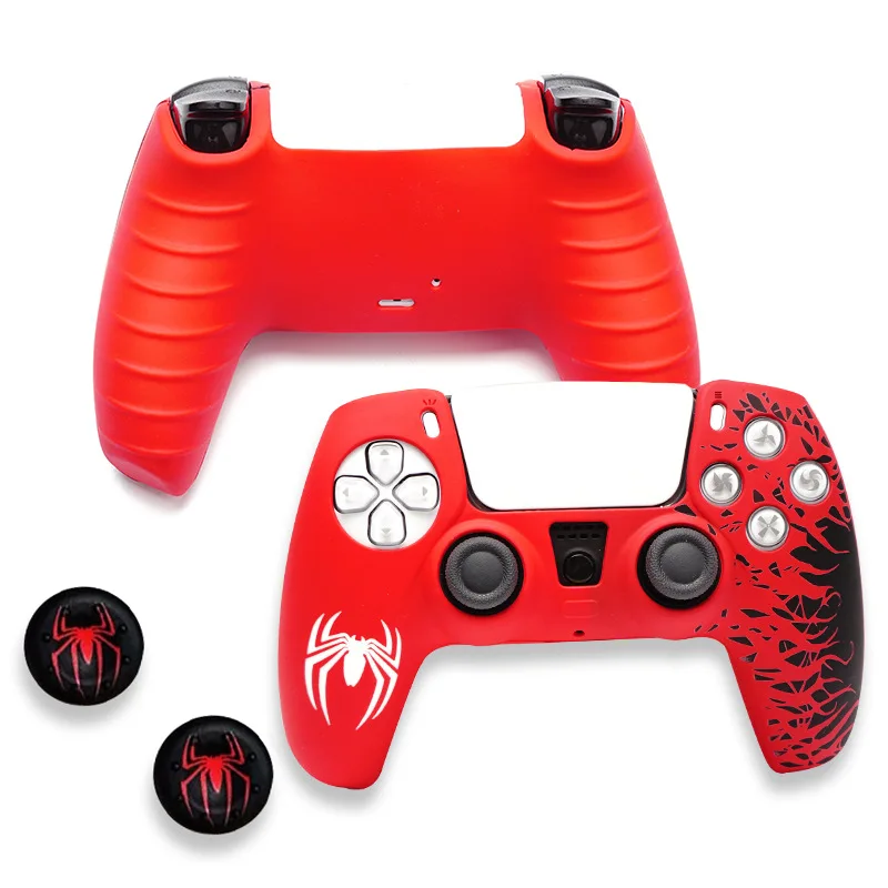 Protective Cover Skin for Playstation 5 Controller Silicone Case for PS5 Accessories Gamepad Skin Shell With Thumb Grip Caps