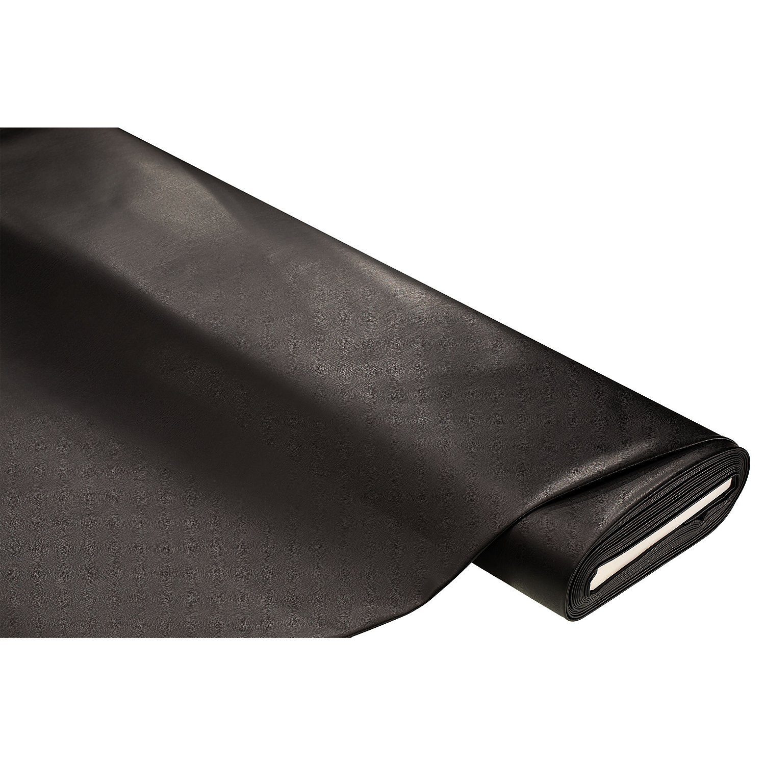 Stretch-Lederimitat, schwarz