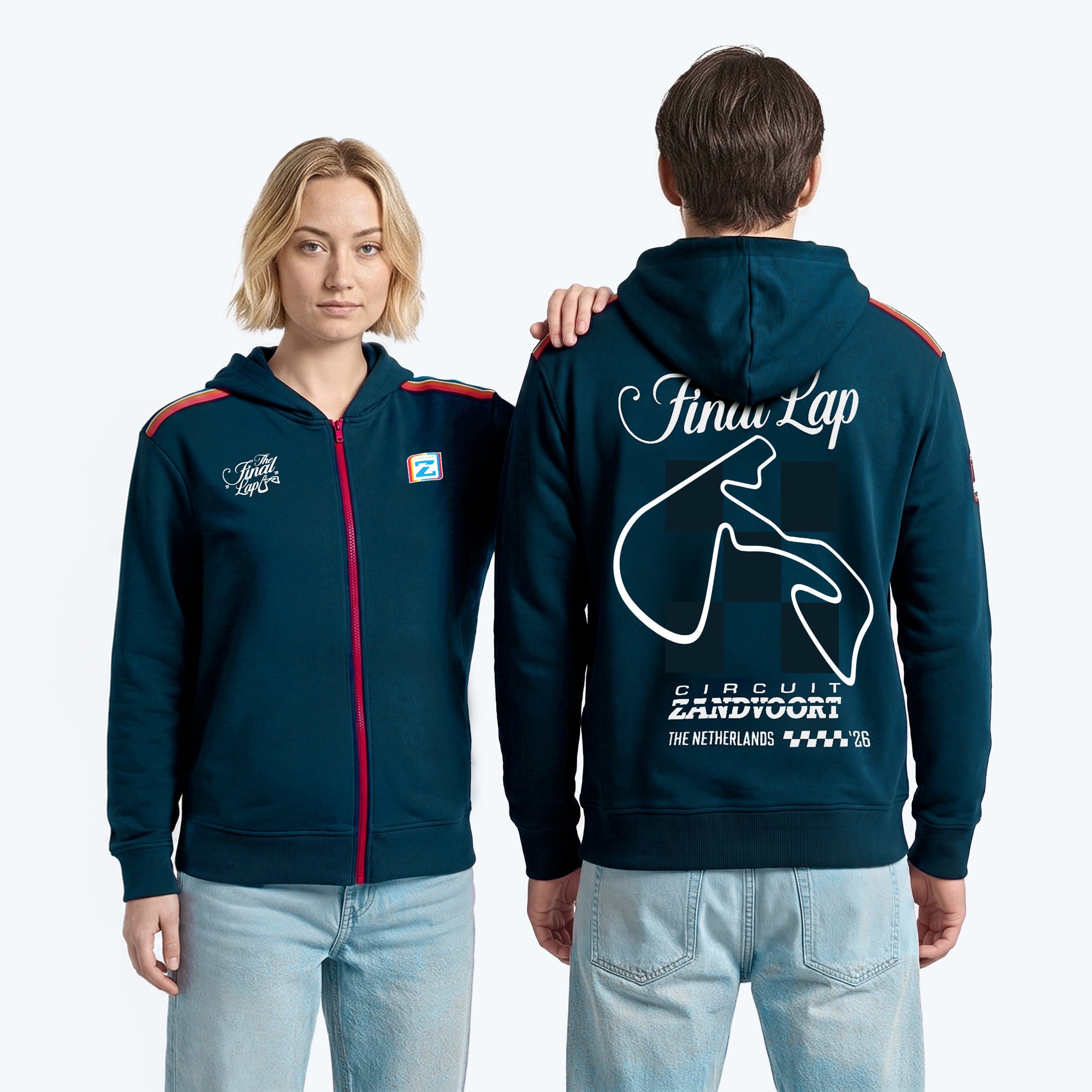 Sweat à capuche Max Verstappen x Circuit Zandvoort Final Lap Graphique - Unisexe - unisexe Taille: XL