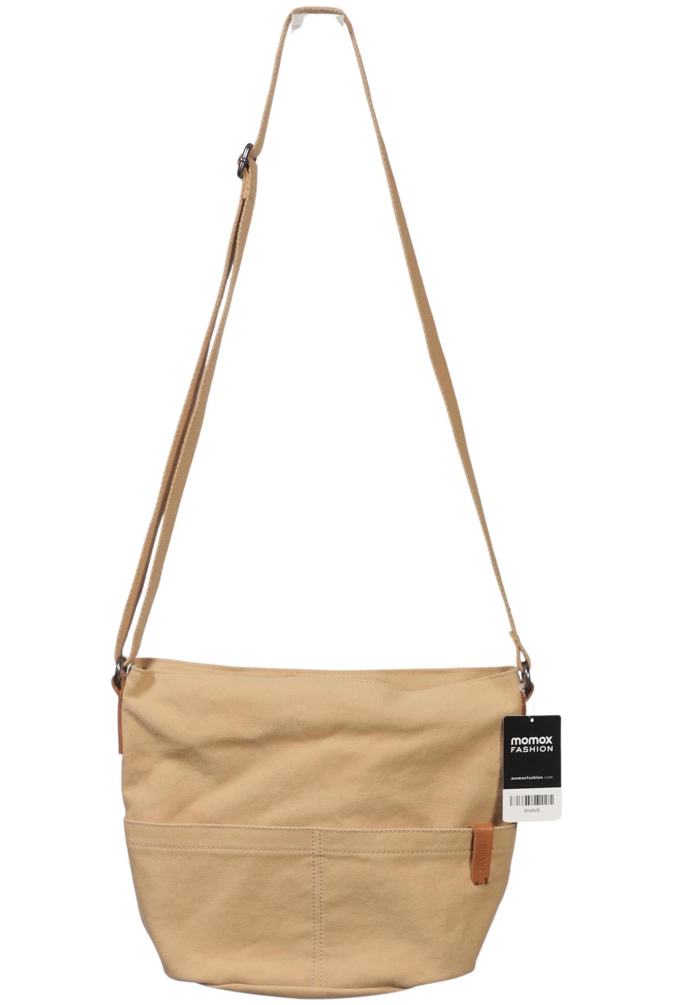 Esprit Damen Handtasche gross, Gr. , Beige, Baumwolle