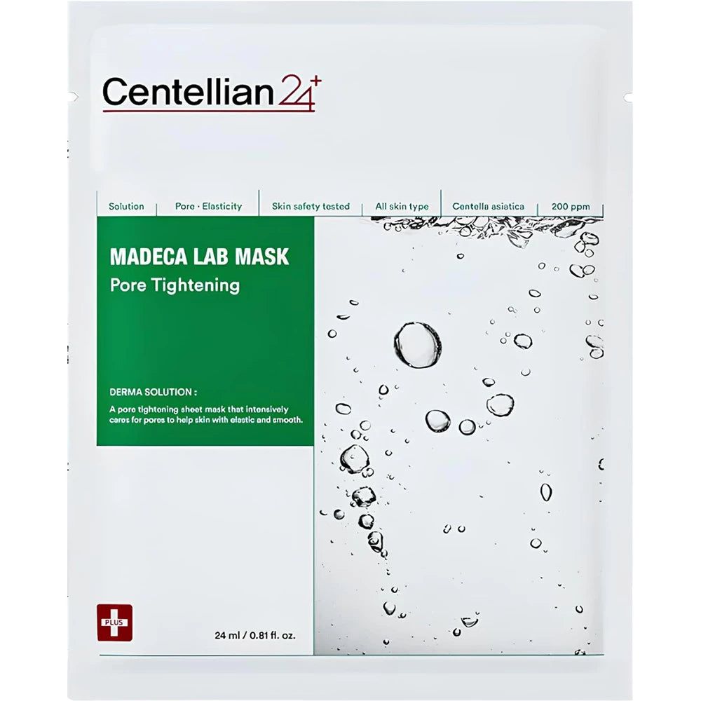 CENTELLIAN24 Madeca Lab Mask Pore Tightening – maschera tessuto con TE