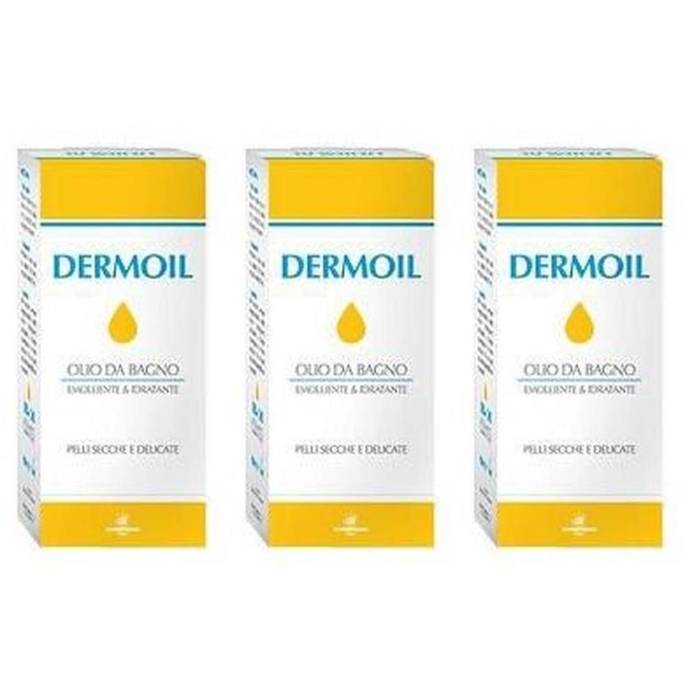 Dermoil Olio Bagno 150 Ml 3x150 ml Additivo per il bagno